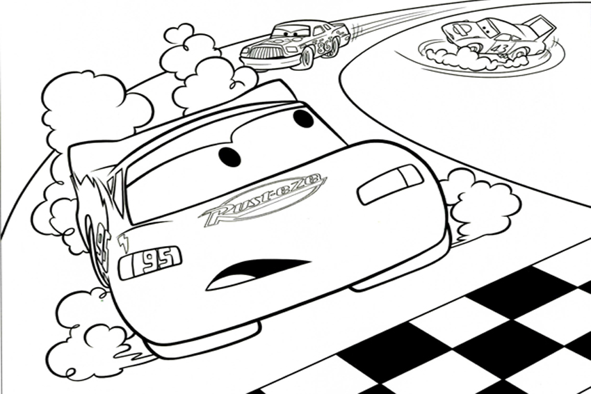 Printable Cars Coloring Page