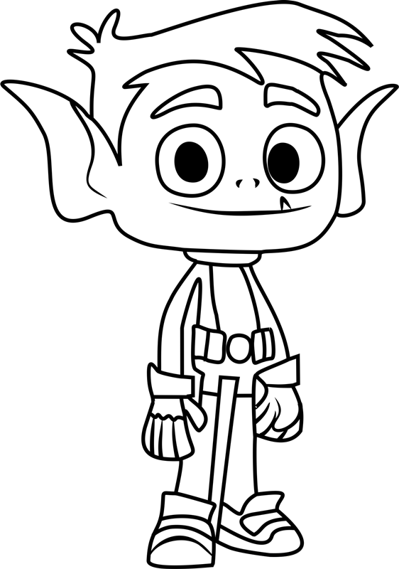 Teen Titans Go Coloring Pages