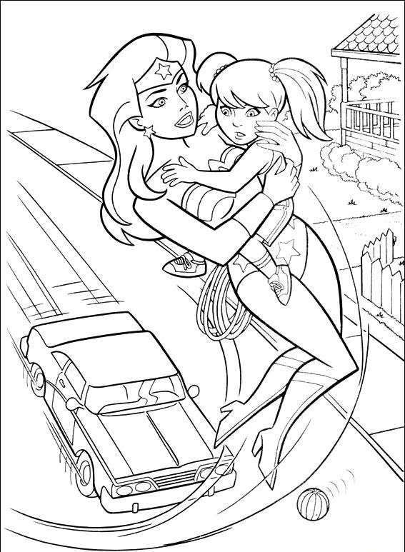Wonder Woman Coloring Pages - Diana Prince