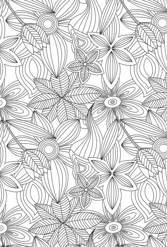 flower coloring pages for adults best coloring pages for kids