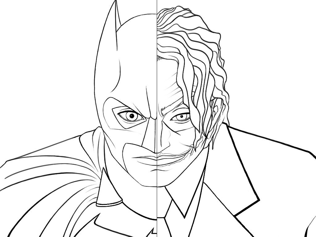 the joker printable coloring pages