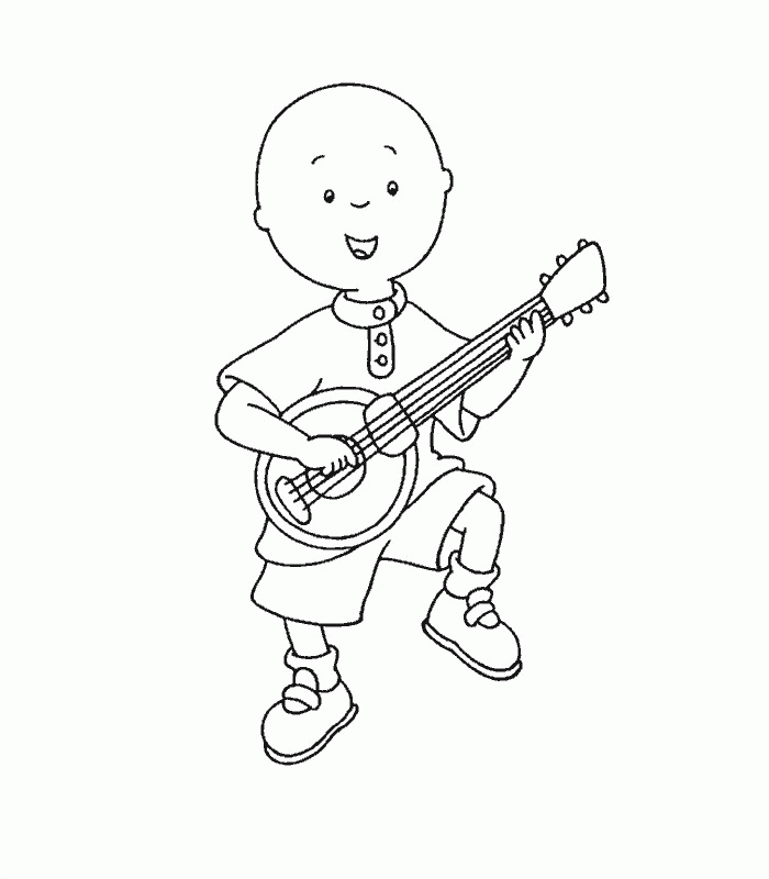 Caillou Coloring Page Printable