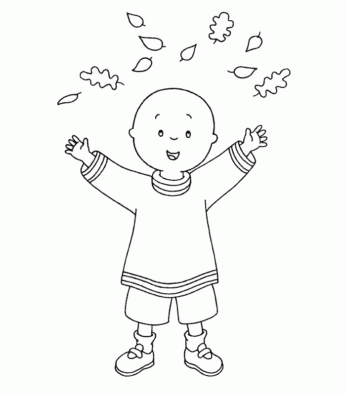 Caillou Coloring Page Printables