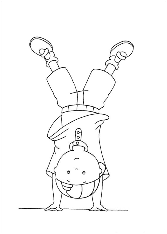 Download Caillou Coloring Pages