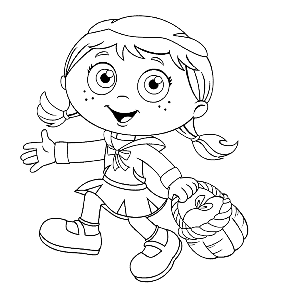 Download Super Why Coloring Pages