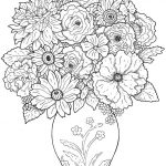 Gorgeous Flower Planter Coloring page