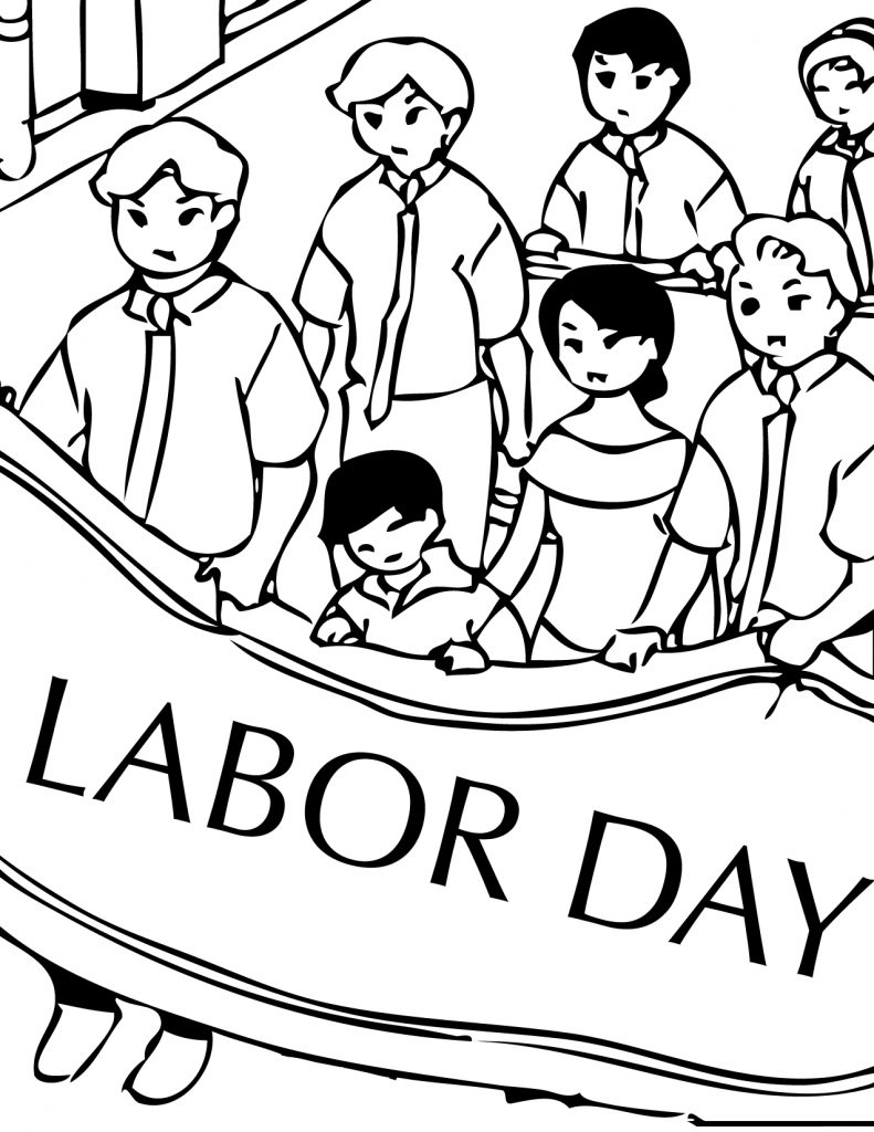 Free Labor Day Coloring Pages