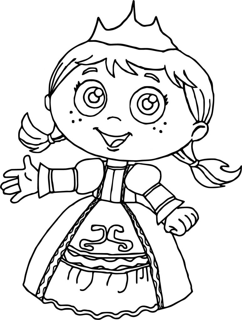 Free Super Why Coloring Pages