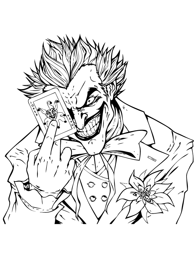 Joker Coloring Pages Best Coloring Pages For Kids