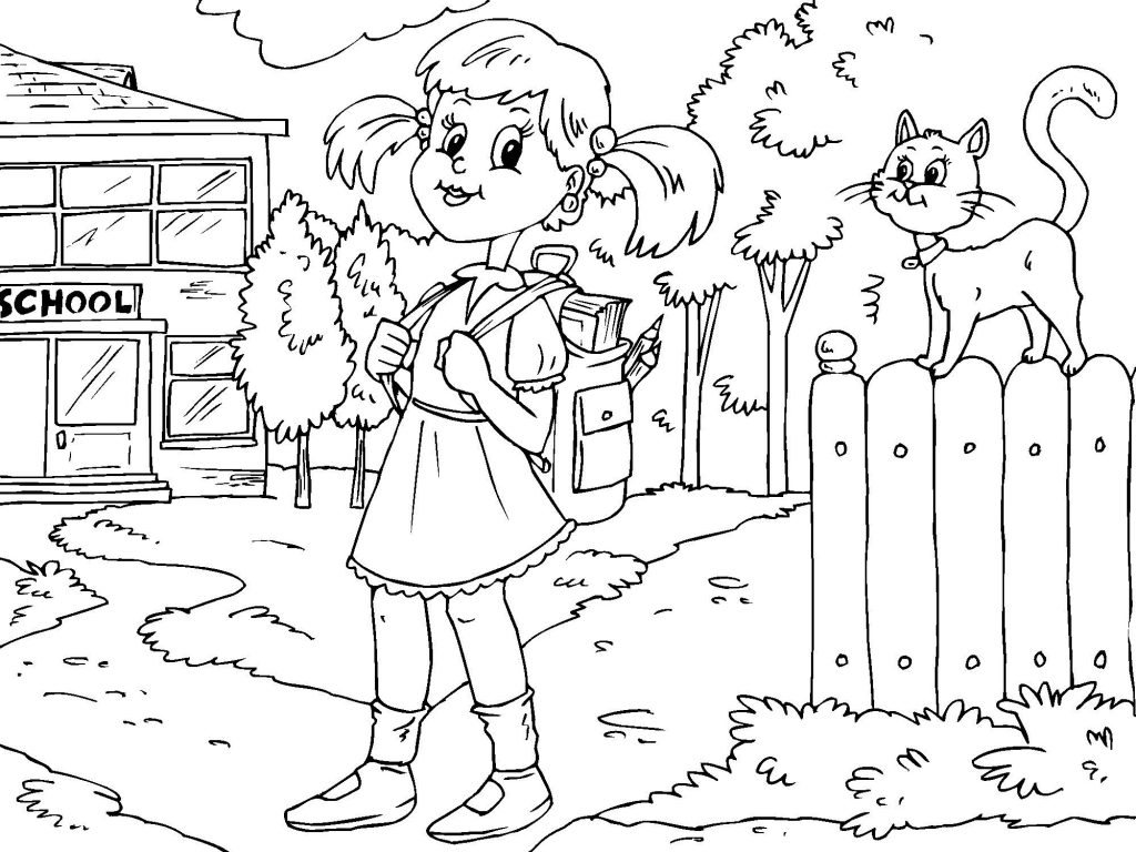 Print Free Back to School Coloring Page