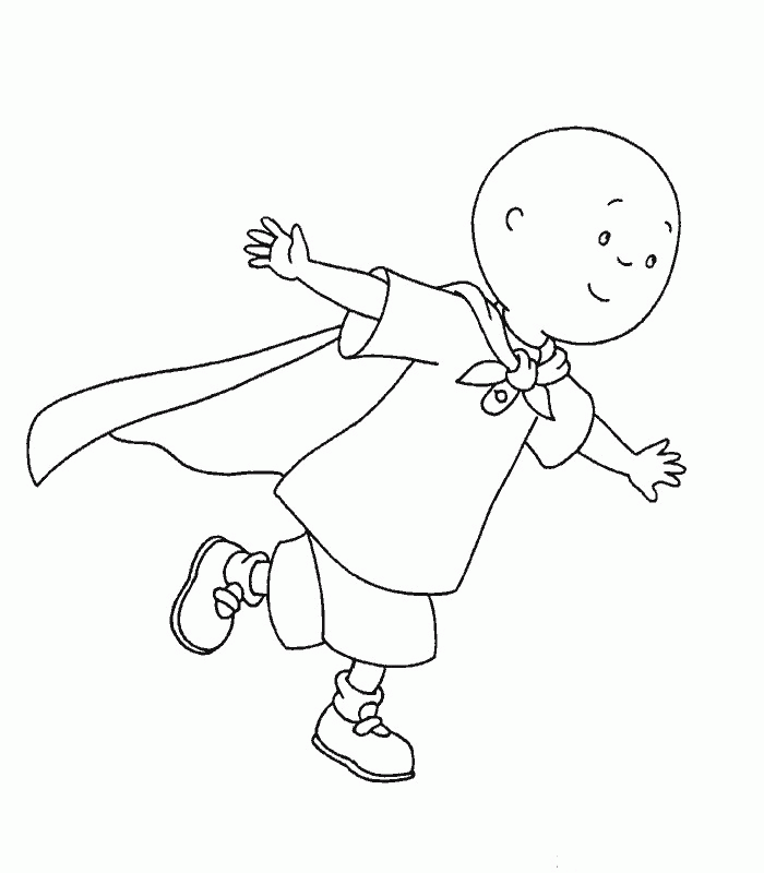 Print Free Caillou Coloring Pages
