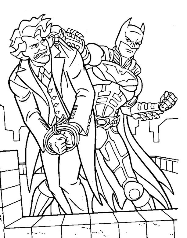 the joker printable coloring pages