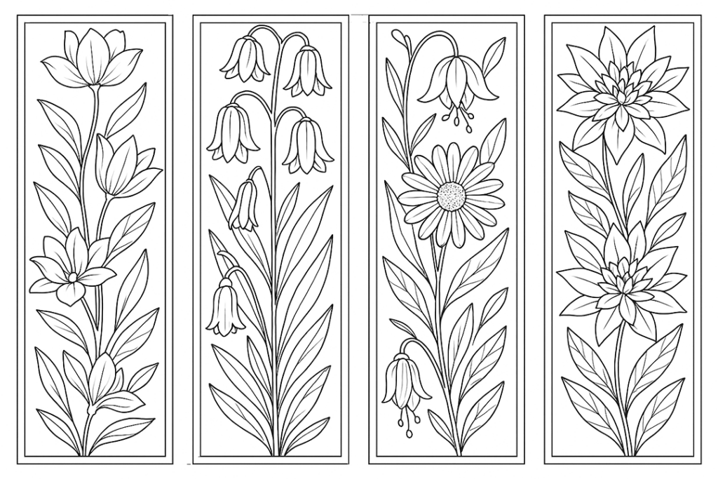 Quadriptych Flower Art