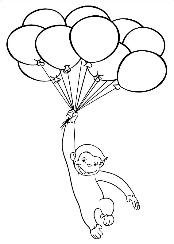 curious george coloring pages wallpaperswide