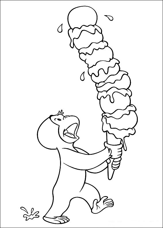 curious george coloring pages wallpaperswide