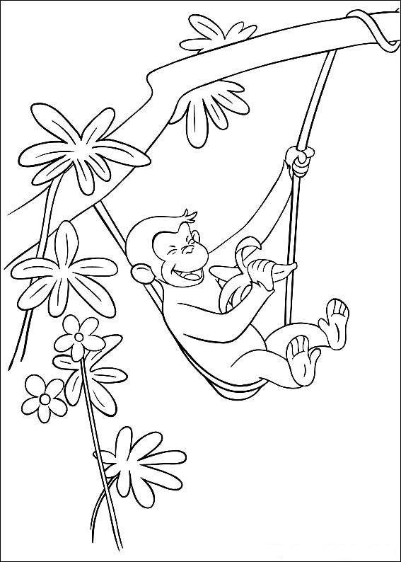 curious george coloring pages wallpaperswide