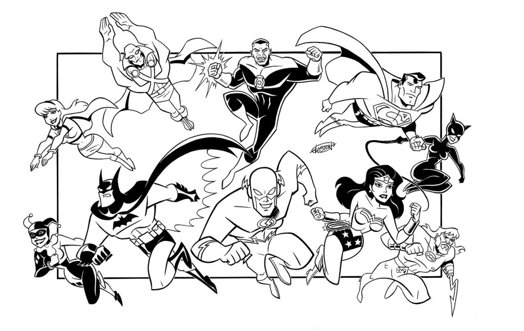 DC Comics Justice League Coloring Pages