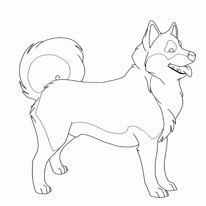 Husky Coloring Pages Printables