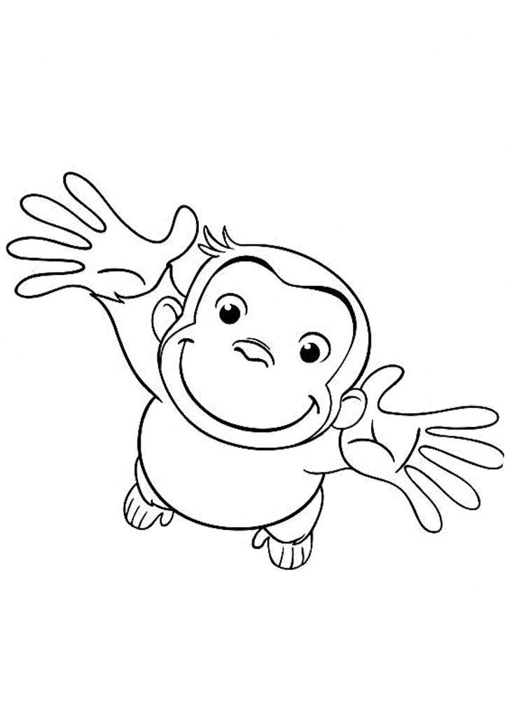 Print Curious George Coloring Pages