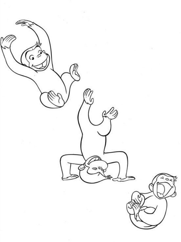 curious george coloring pages wallpaperswide