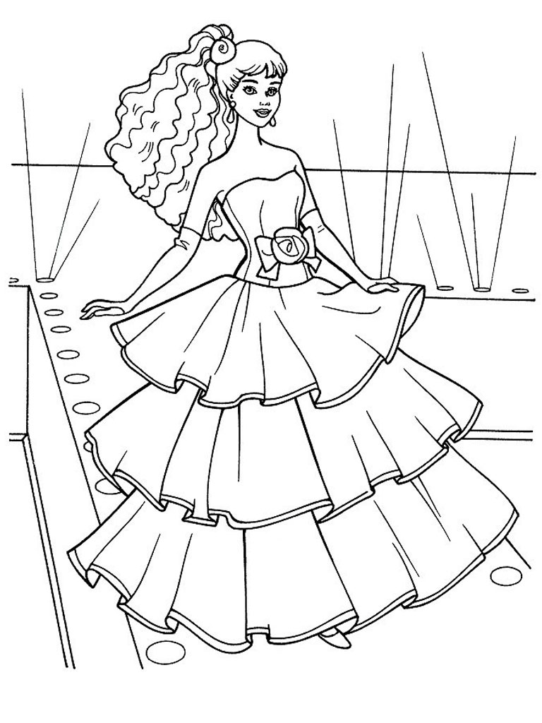 Free Princess Coloring Pages Preschool