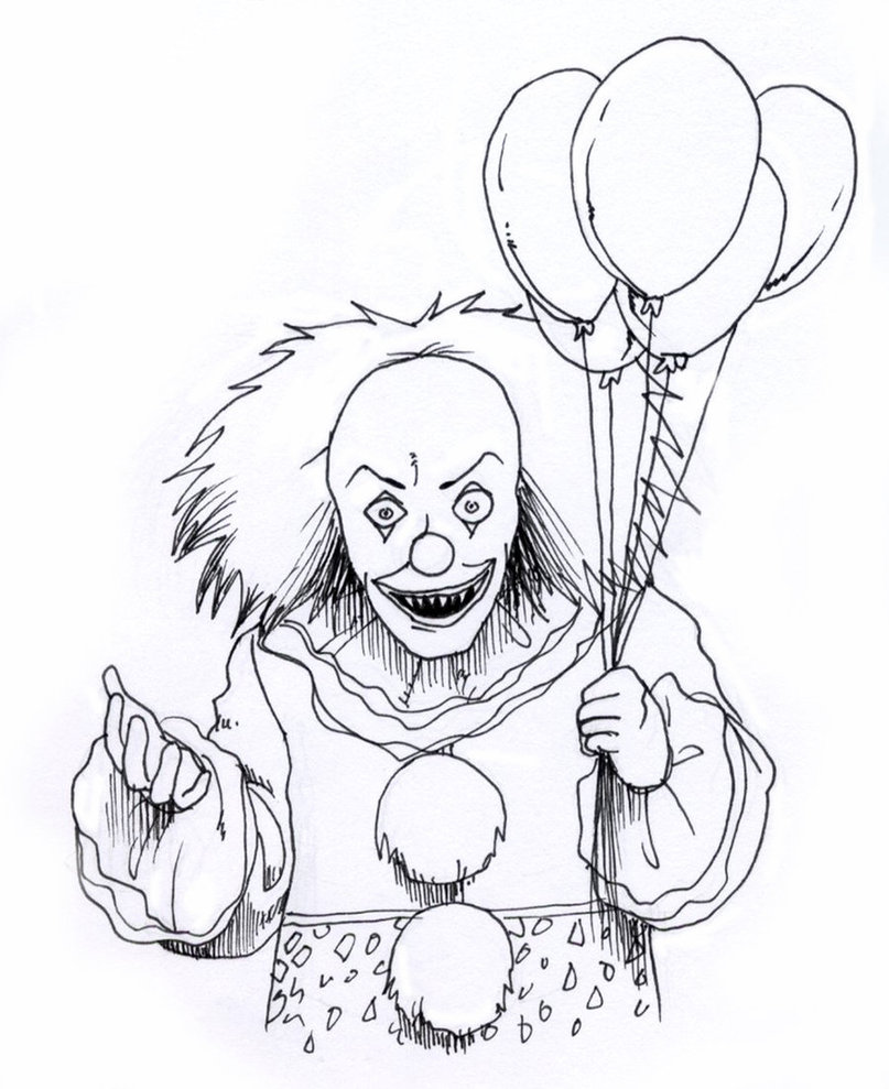 Printable Horror Coloring Pages - Customize and Print