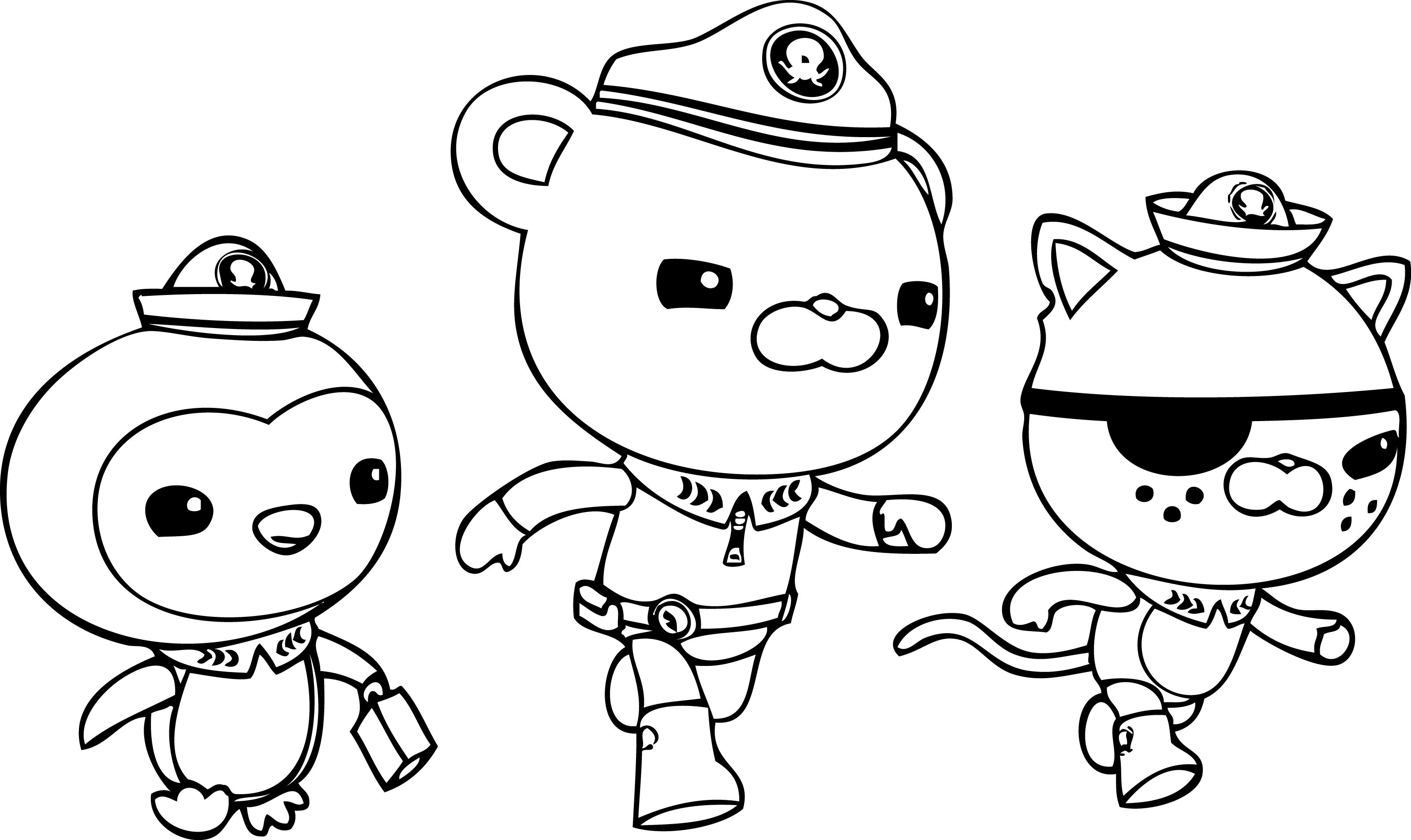 Free Octonauts Colouring Pages