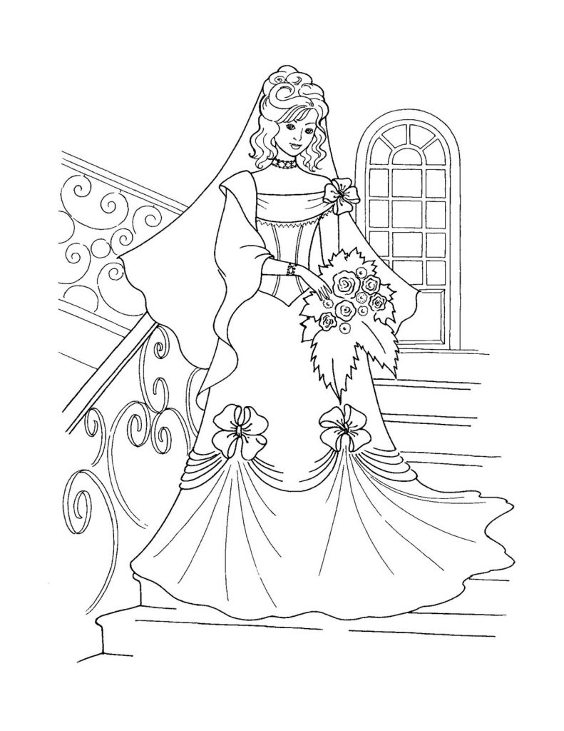 Free to Color Princess Coloring Pages