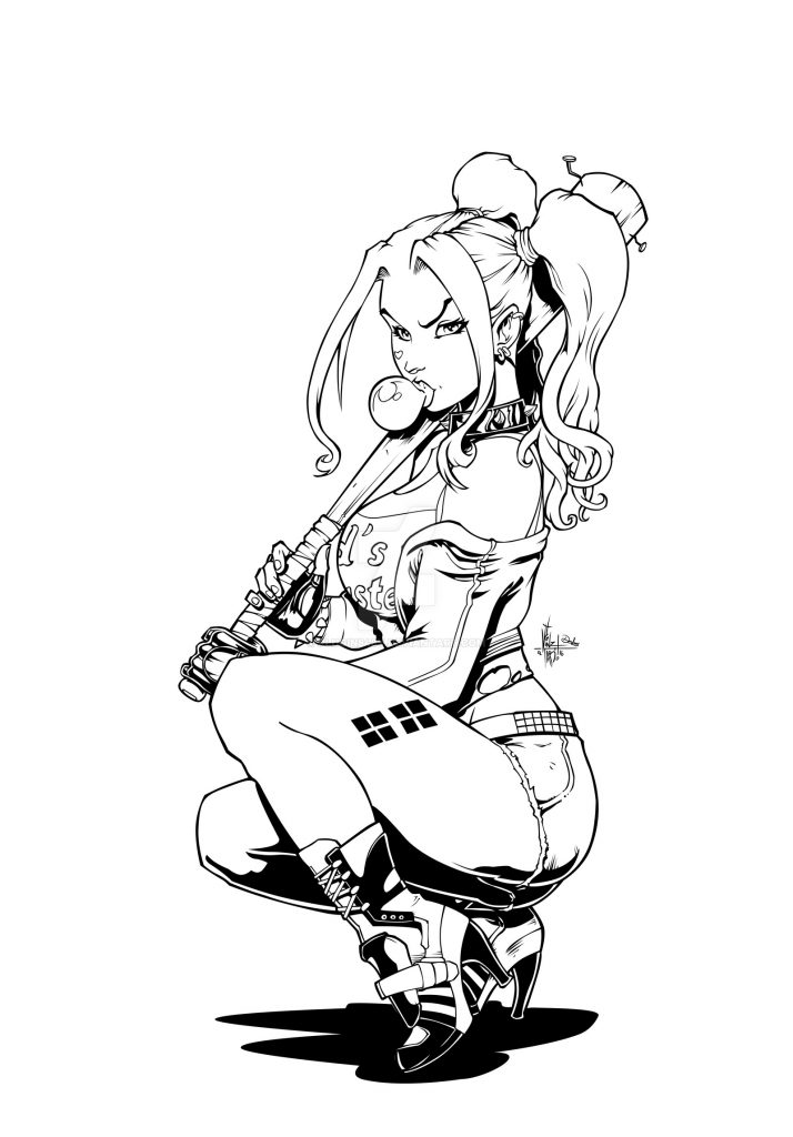 Suicide Squad Coloring Pages Best Coloring Pages For Kids
