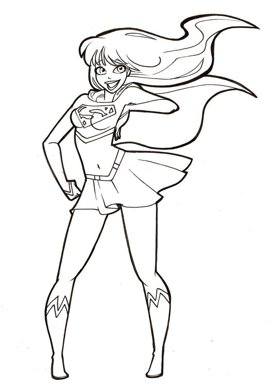 Download Supergirl Coloring Pages - Best Coloring Pages For Kids