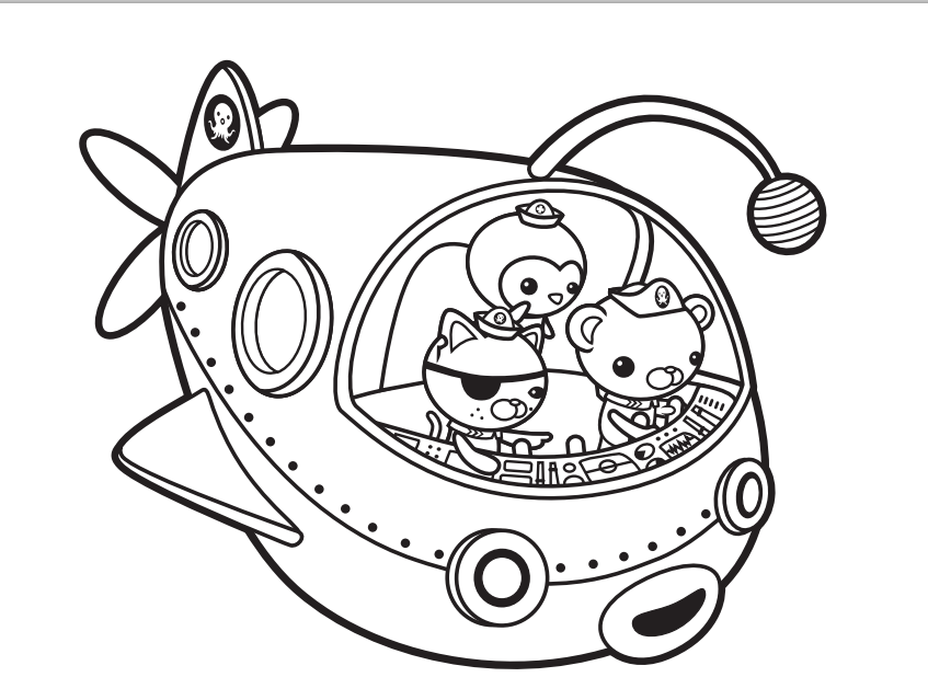 Octonaut Coloring Pages 6