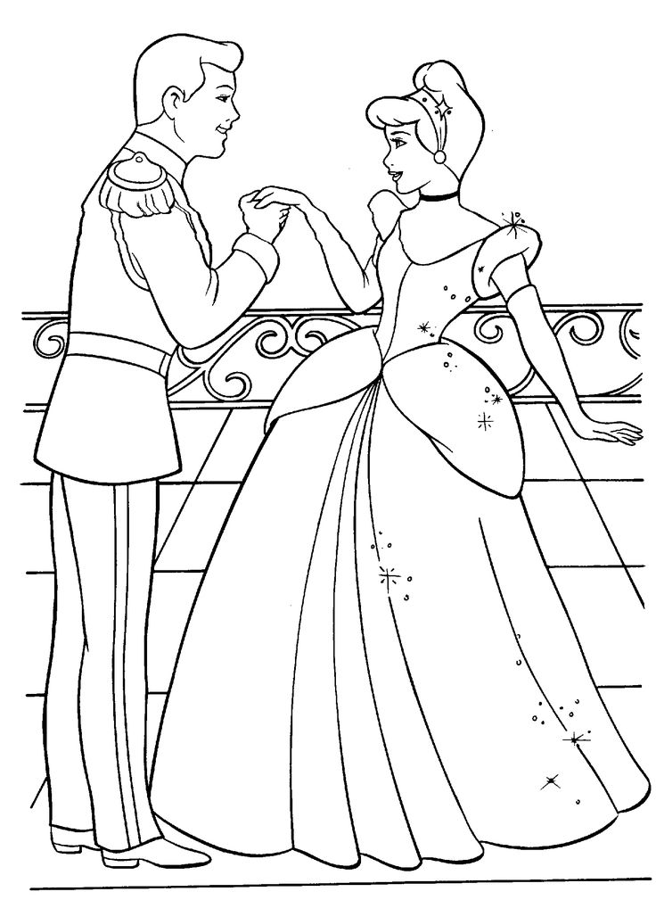 Princess Pictures To Color 7