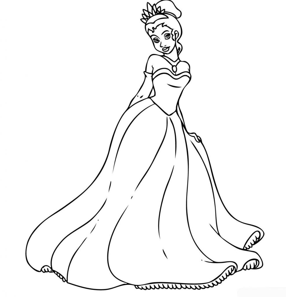 Print Princess Coloring Pages