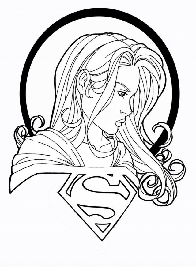 Supergirl Coloring Pages - Best Coloring Pages For Kids