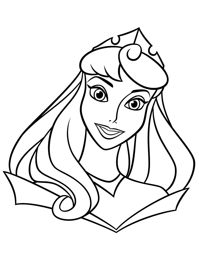 Princess Coloring Pages For Kids 7