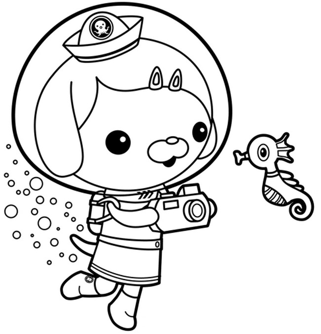 Sauci - Octonauts Coloring Pages