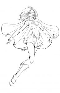 Supergirl Coloring Pages - Best Coloring Pages For Kids