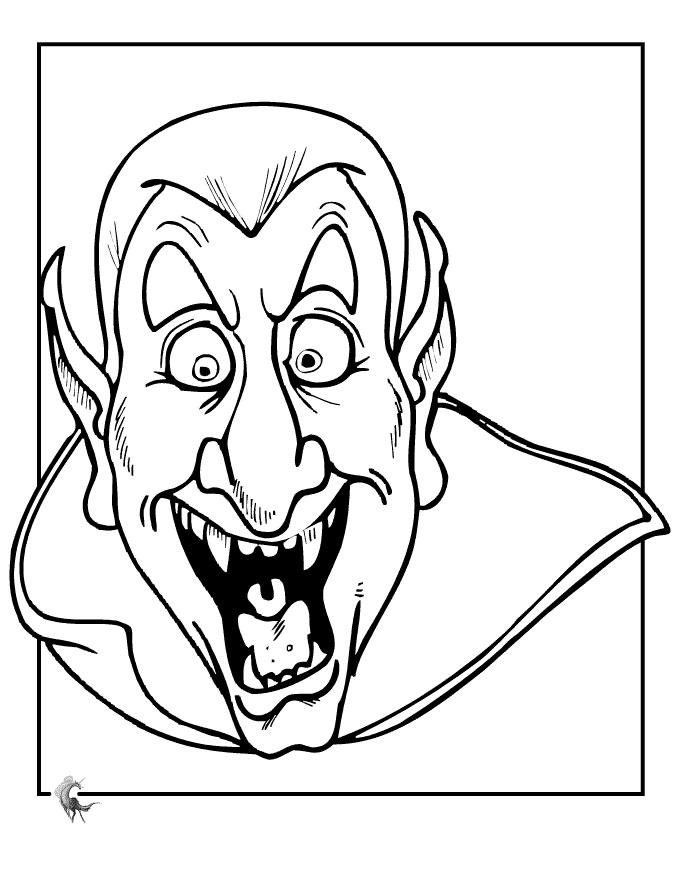 Scary Coloring Pages 4