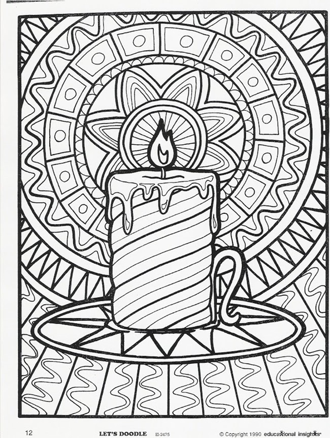 Coloring Pages For Adults Christmas