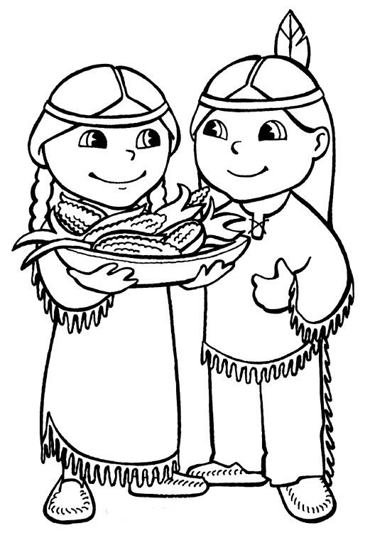 Native American Coloring Pages For Kids 7