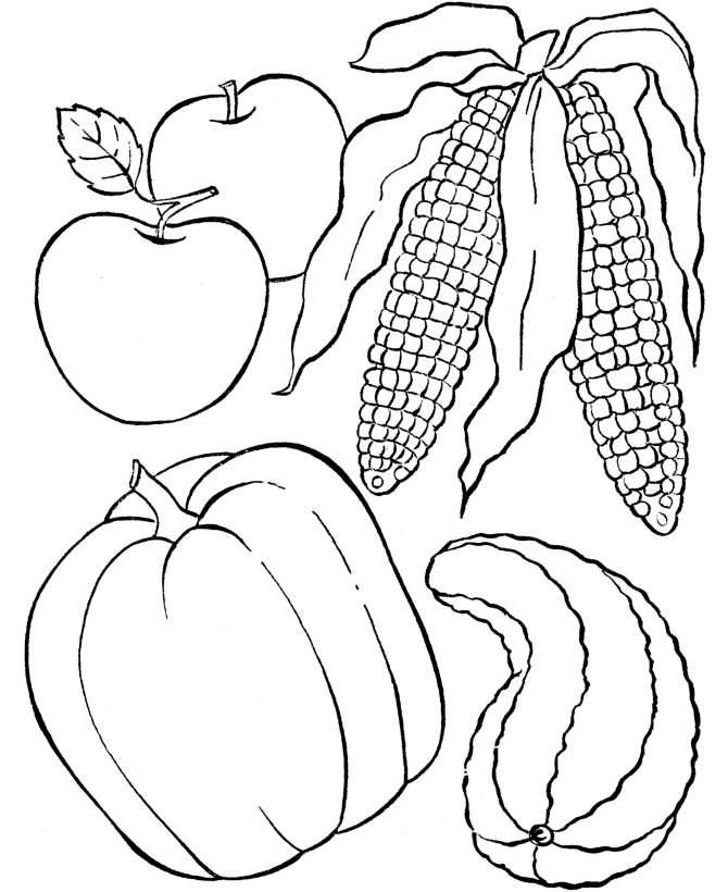 Free Harvest Coloring Pages to Print