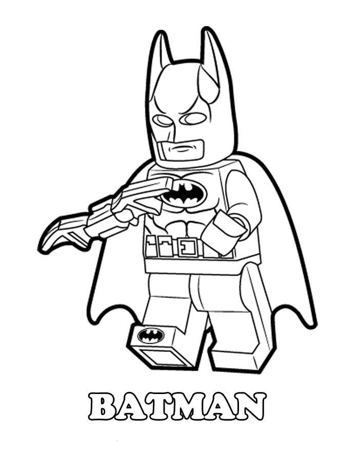 Batman Lego Coloring Pages 3