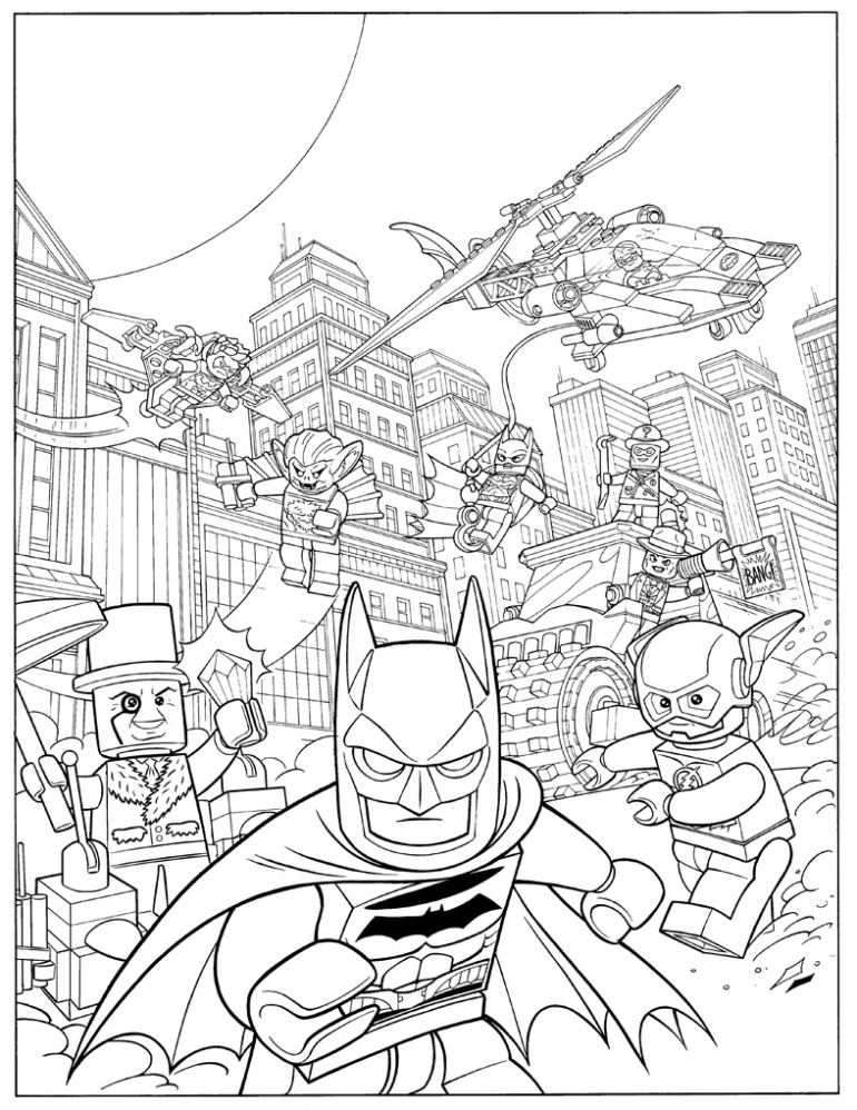 Free Lego Batman Movie Coloring Pages