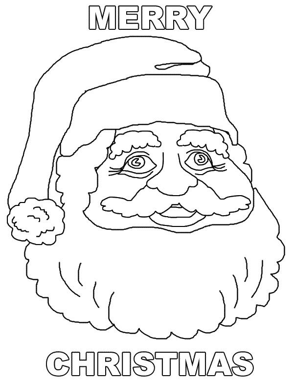 Free Merry Christmas Coloring Pages