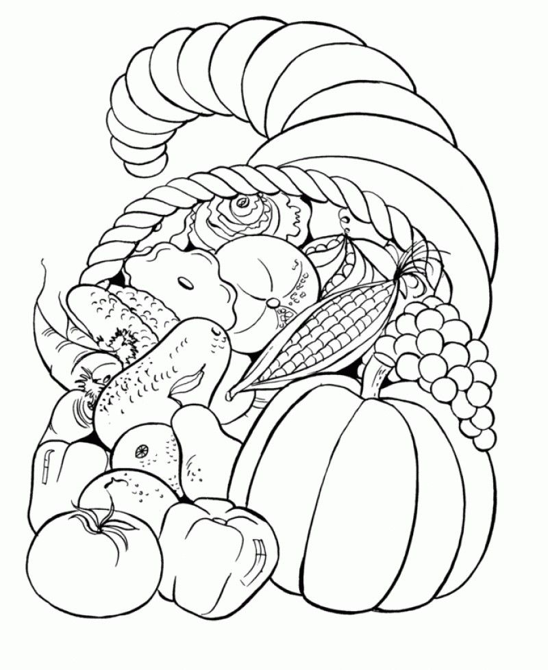 Harvest - Fall Coloring Pages for Adults