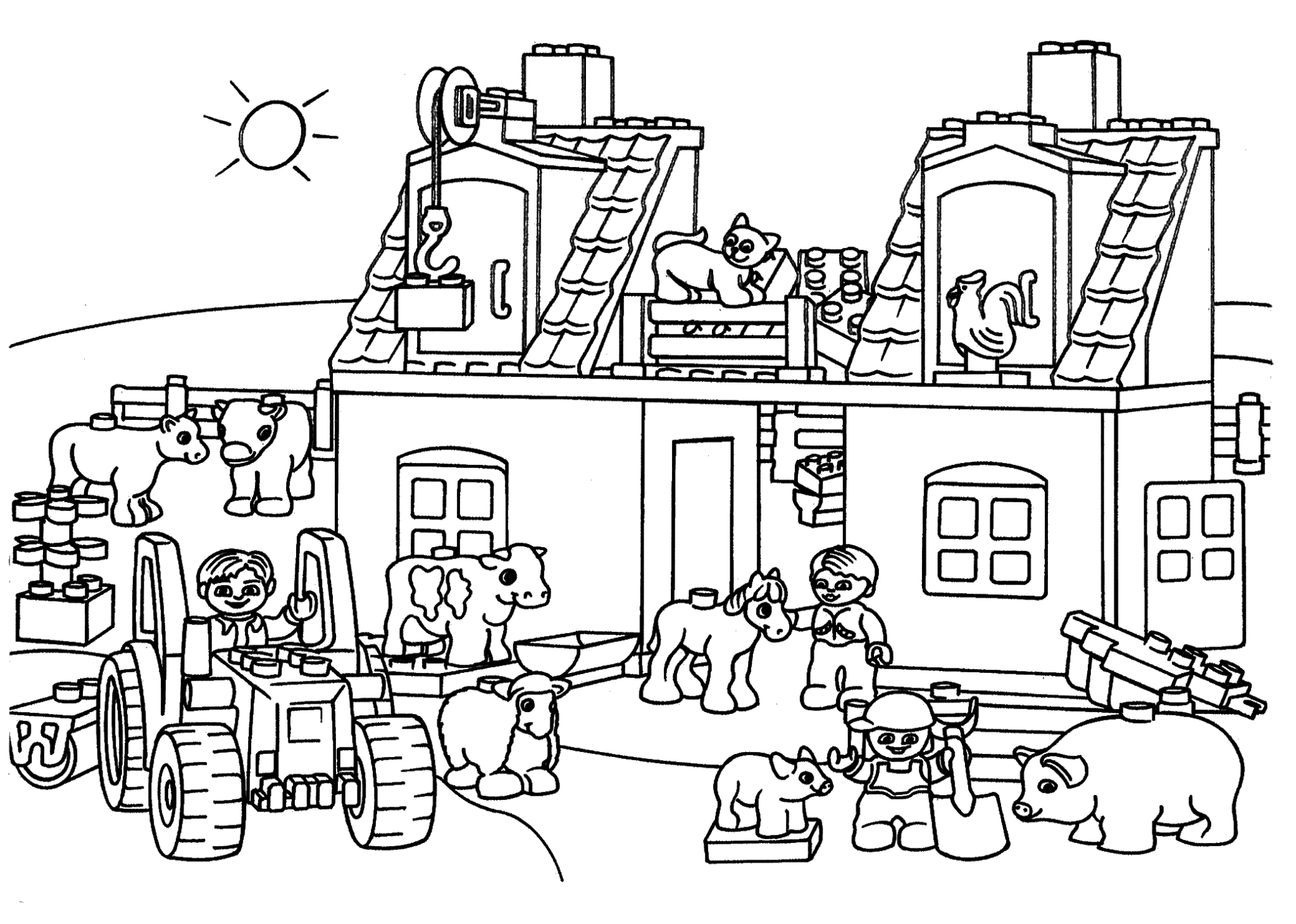 Lego Coloring Pages - Best Coloring Pages For Kids