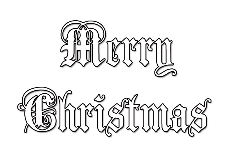 Free Printable Merry Christmas Coloring Pages