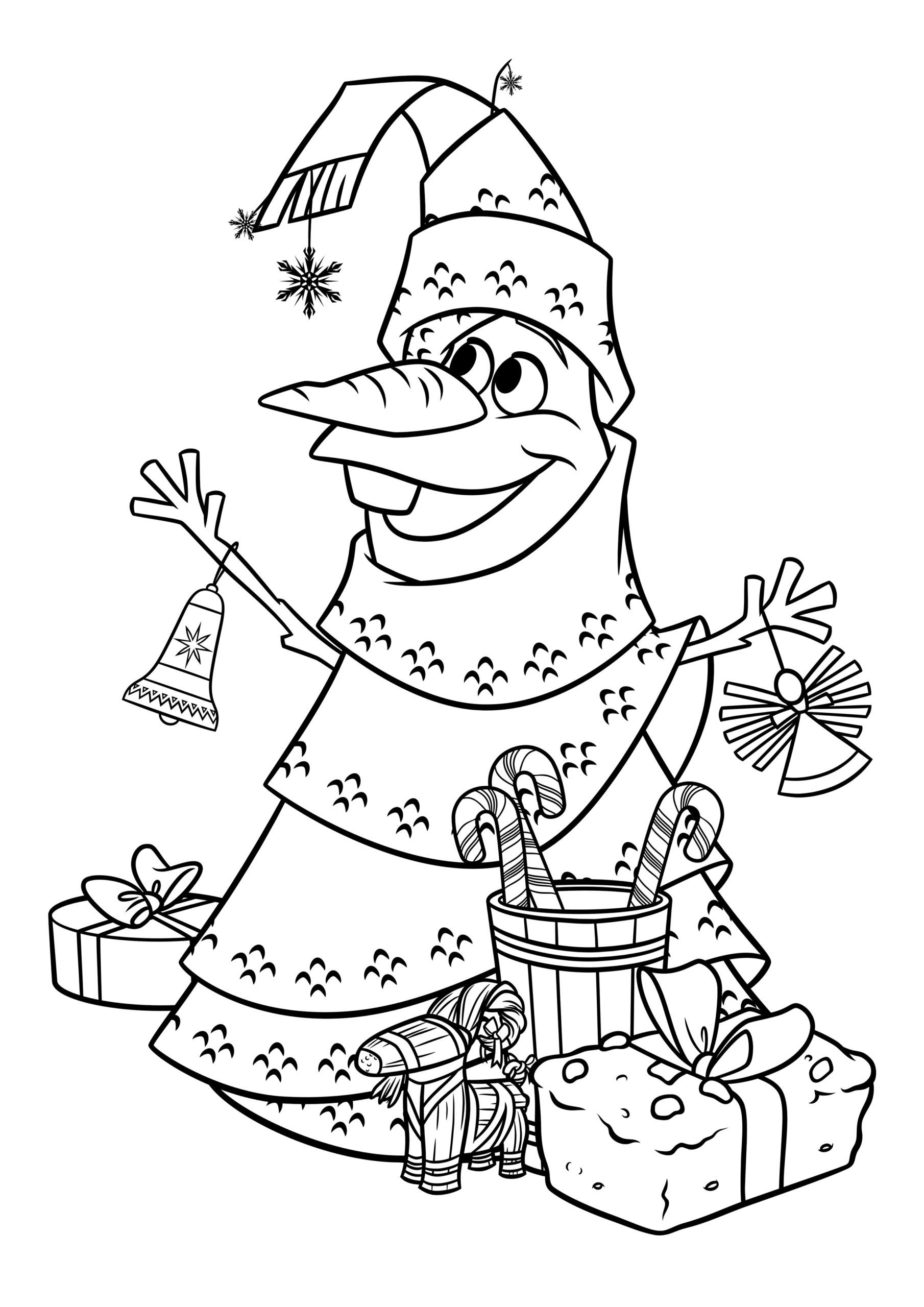 Christmas disney coloring