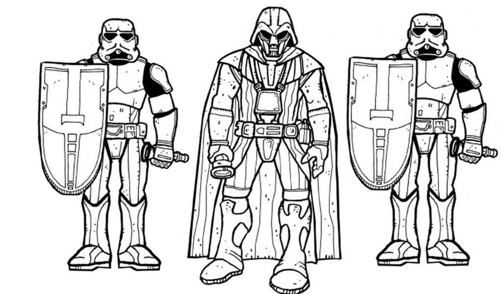 Printable Darth Vader Coloring Pages