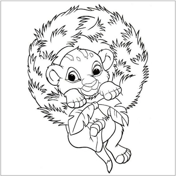 Disney Christmas Coloring Pages - Best Coloring Pages For Kids